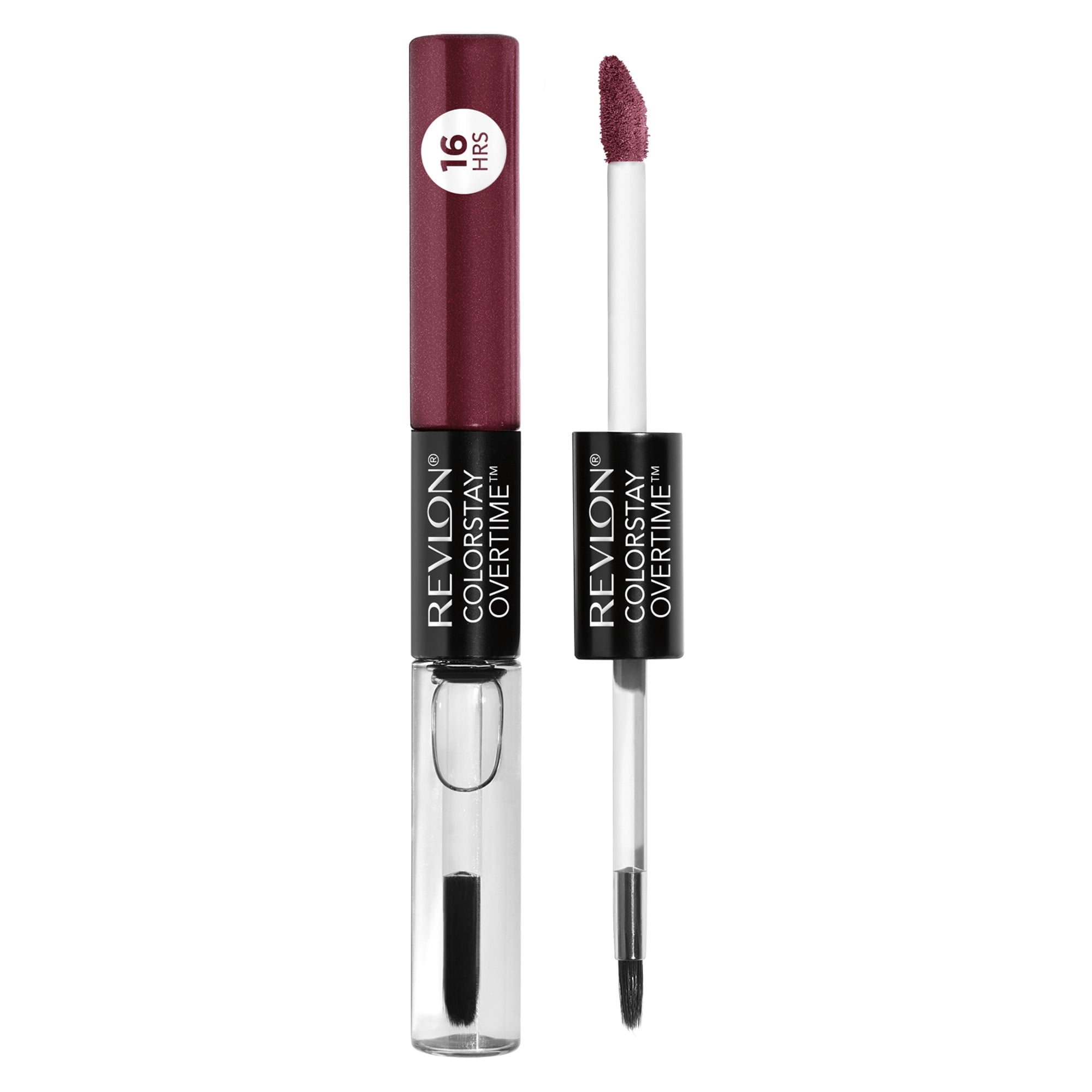Revlon ColorStay 오버타임 롱웨어링 글로스 립스틱, 비타민 E 함유, 270 릴런트리스 건포도, 0.07fl oz